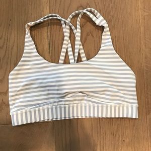 Lululemon Tank Top. Size 6. Grey Stripe.